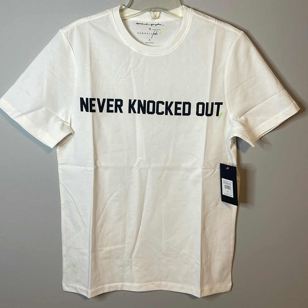 Spiritual Gangster Men's Never Knocked Out White T-Shirt NEW